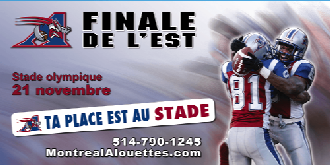 Alouettes de Montréal
- Panneau de rue
Alouettes de Montréal
- Panneau de rue