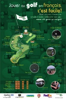 OQLF, Golf
- Affiche OQLF, Golf
- Affiche