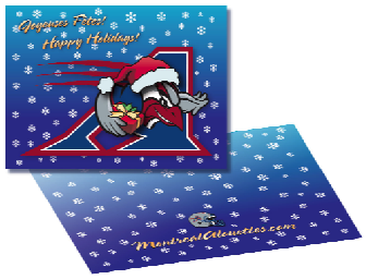 Alouettes de Montréal
- Carte de voeux Alouettes de Montréal
- Carte de voeux