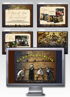 La vieille charette, théâtre ambulant
- Site web La vieille charette, théâtre ambulant
- Site web